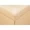 Simplify Metallic Faux Leather Folding Storage Ottoman Cube